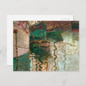Egon Schiele - Hafen von Triest Postkarte (Vorne/Hinten)