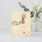 Egon Schiele - Handstudie Postkarte (Stehend Vorderseite)