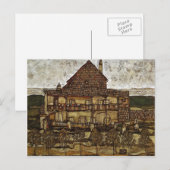 Egon Schiele - Haus mit Schingeln Postkarte (Vorne/Hinten)