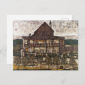 Egon Schiele Haus mit Steindach Altes Haus II Postkarte (Vorne/Hinten)