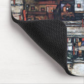 Egon Schiele , "Häuser mit Wäsche" Mousepad (Ecke)