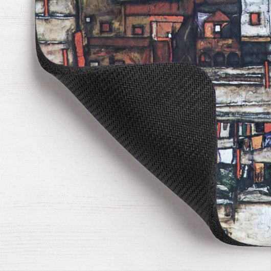 Egon Schiele , "Häuser mit Wäsche" Mousepad (Ecke)