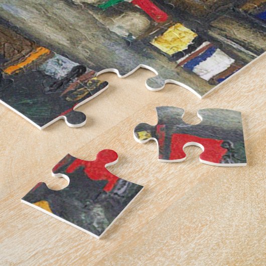 Egon Schiele - Häuser mit Wäscherei Puzzle (Seite)