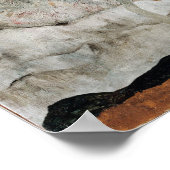 Egon Schiele Herbstbaum in Stirred Air Poster (Ecke)