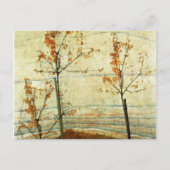 Egon Schiele - Herbstbäume 1911 Postkarte (Vorderseite)