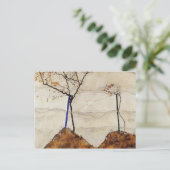 Egon Schiele - Herbstsonne Postkarte (Stehend Vorderseite)