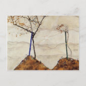 Egon Schiele - Herbstsonne Postkarte (Vorderseite)