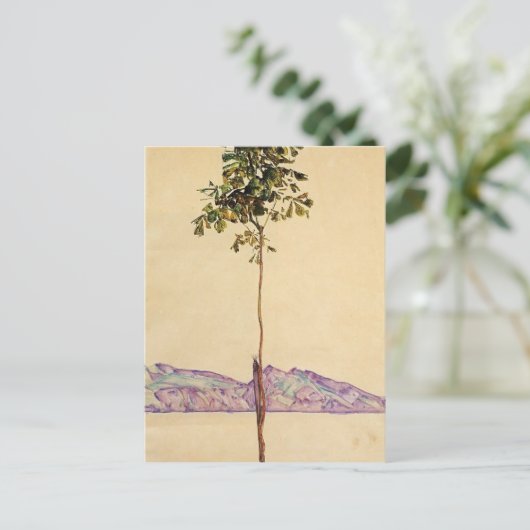 Egon Schiele - Kastanienbaum am Bodensee Postkarte (Stehend Vorderseite)