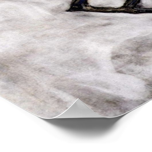 Egon Schiele - Kleinbaum im Spätherbst Poster (Ecke)