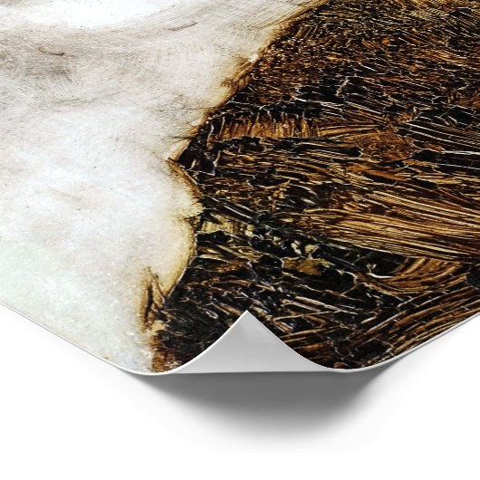 Egon Schiele kleiner Baum im Späten Herbst Poster (Ecke)