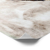 Egon Schiele - kleiner Baum im Spätherbst Poster (Ecke)