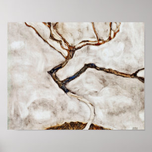 Egon Schiele - kleiner Baum im Spätherbst Poster