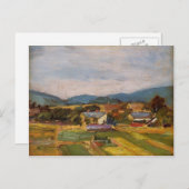 Egon Schiele - Landschaft in Niederösterreich Postkarte (Vorne/Hinten)