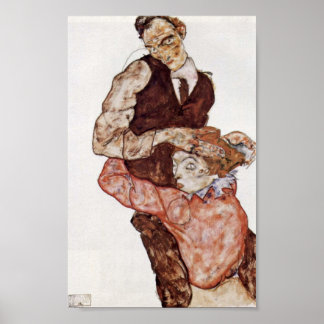 Egon Schiele - Liebhaber Poster