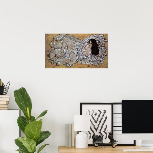 Egon Schiele - Lügerin Poster (Heimbüro)