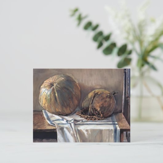 Egon Schiele-Melon Postkarte (Stehend Vorderseite)