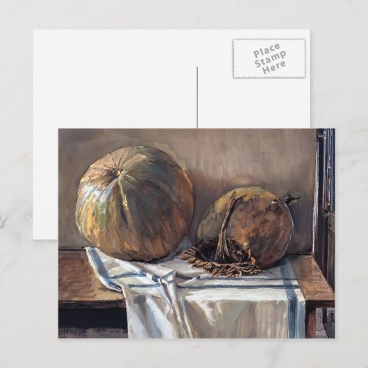 Egon Schiele-Melon Postkarte (Vorne/Hinten)