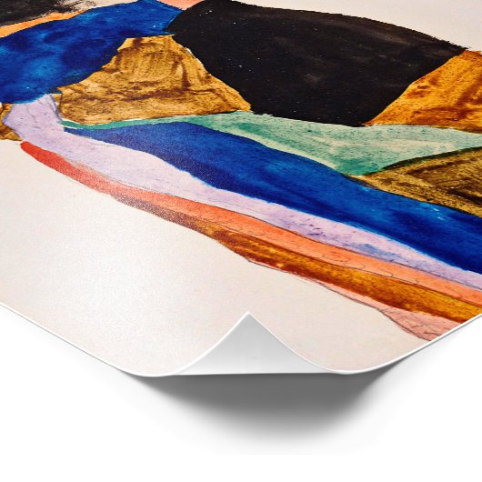 Egon Schiele - Moa Fotodruck (Ecke)