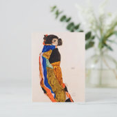 Egon Schiele - Moa Postkarte (Stehend Vorderseite)