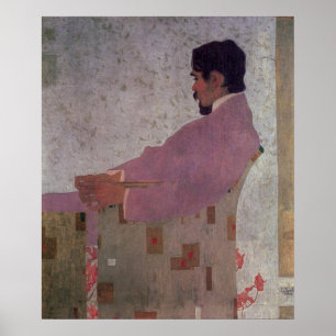 Egon Schiele Portrait des Malers Anton Peschka Poster