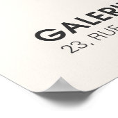 Egon Schiele Portrait einer Ausstellung junger Fra Poster (Ecke)