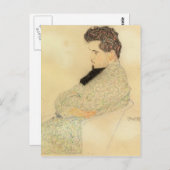 Egon Schiele - Portrait von Arthur Lowenstein Postkarte (Vorne/Hinten)
