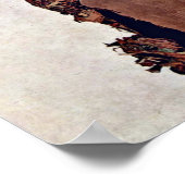 Egon Schiele - Portrait von Gertrude Schiele Poster (Ecke)