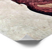 Egon Schiele - Portrait von Herbert Rainer Poster (Ecke)