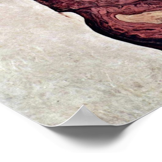 Egon Schiele - Portrait von Herbert Rainer Poster (Ecke)