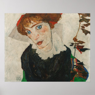 Egon Schiele Portrait von Wally Neuzil Poster
