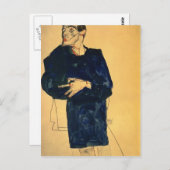 Egon Schiele- Rufer Postkarte (Vorne/Hinten)