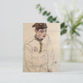 Egon Schiele - Russischer Gefangener des Krieges Postkarte (Stehend Vorderseite)