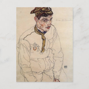 Egon Schiele - Russischer Gefangener des Krieges Postkarte