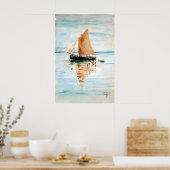 Egon Schiele Sailing Boat Print Expressionist Poster (Küche)