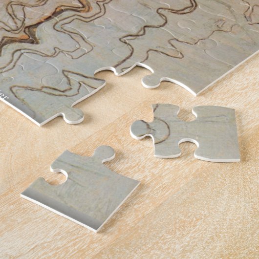 Egon Schiele - Segelboote in wellenbewegtem Wasser Puzzle (Seite)