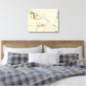 Egon Schiele - Selbstportrait als St Sebastian Leinwanddruck (Insitu (Schlafzimmer))