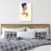 Egon Schiele Selbstportrait Leinwanddruck (Insitu (Schlafzimmer))