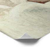 Egon Schiele Selbstportrait mit reduziertem Kopf Poster (Ecke)