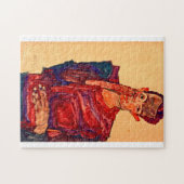 Egon Schiele - Selbstportrait Puzzle (Horizontal)