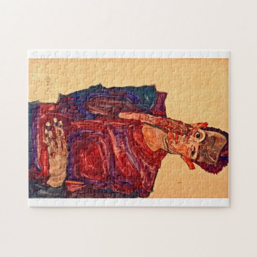 Egon Schiele - Selbstportrait Puzzle (Horizontal)