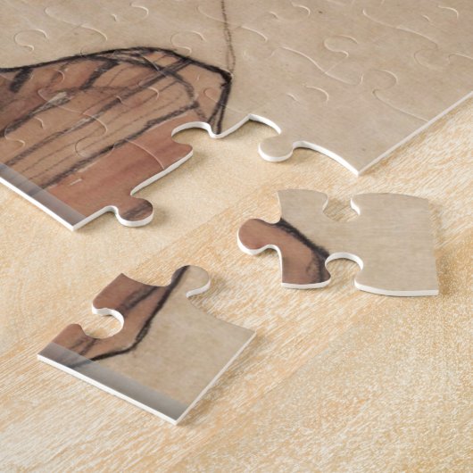 Egon Schiele - Selbstporträtpuzzlespiel Puzzle (Seite)
