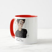 Egon Schiele , Self portrait, 1912 Tasse (Vorderseite Links)