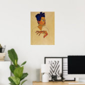 Egon Schiele Self Portrait Poster (Heimbüro)