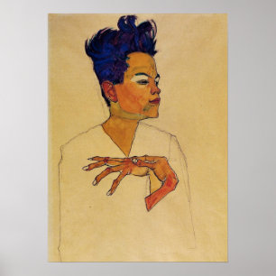 Egon Schiele Self Portrait Poster