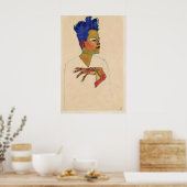 Egon Schiele Self Portrait Print Expressionism Poster (Küche)
