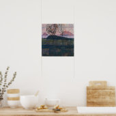Egon Schiele Setting Sun Poster (Küche)