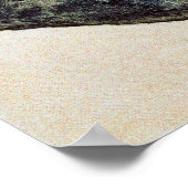 Egon Schiele Sitzgelegene Frau mit Bent Knee Poster (Ecke)