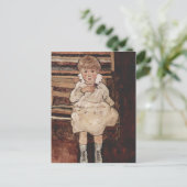 Egon Schiele - Sitzkinder Postkarte (Stehend Vorderseite)