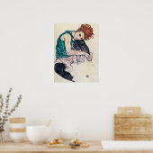 Egon Schiele Sitzplatetikerin Poster (Küche)