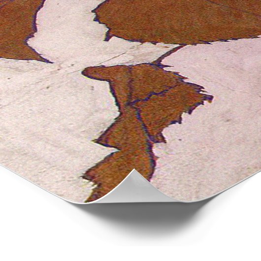 Egon Schiele - Sonnenblume 1909 Poster (Ecke)